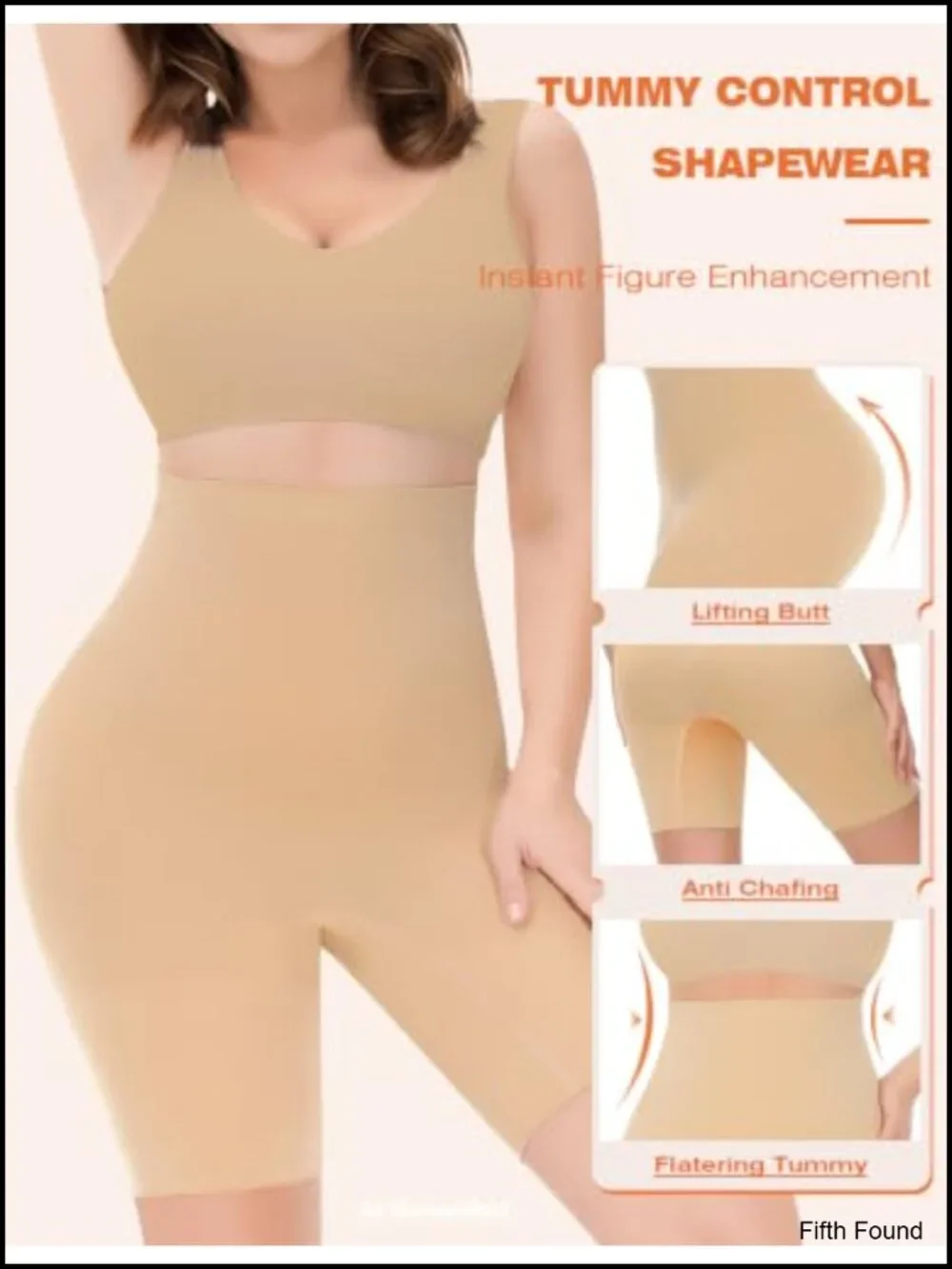 High Waisted Tummy Control Shapewear Shorts Seamless Body Shaper Thigh Slimmer